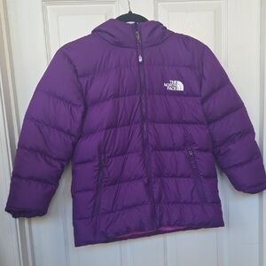 The North Face Kids Vibrant Purple Puffer Coat
